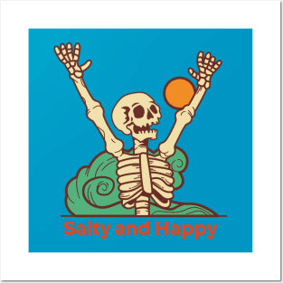 Salty and happy Posters and Art